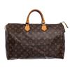 Image 3 : Louis Vuitton Monogram Canvas Leather Speedy 40 cm Bag