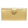 Image 3 : Gucci Metallic Gold Patent Leather Microguccissima Wallet