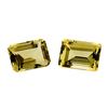 Image 1 : 15.07 ctw.Natural Emerald Cut Citrine Quartz Parcel of Two