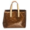 Image 1 : Louis Vuitton Bronze Vernis Leather Monogram Reade PM Bag