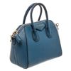 Image 2 : Givenchy Blue Grained Leather Mini Antigona Bag