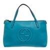 Image 1 : Gucci Blue Leather Soho Mini Tote Bag