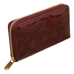 Louis Vuitton Rouge Vernis Monogram Zippy Wallet