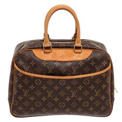 Louis Vuitton Monogram Canvas Leather Deauville Doctor Bag