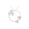Image 1 : 18k White/rose Gold 1.29CTW Diamond Pendant, (SI3-I1/G-H)