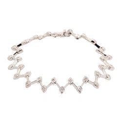 0.76 ctw Diamond Bracelet - 18KT White Gold