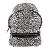 Image 1 : Saint Laurent YSL Black White Canvas Babycat Hunting Line Backpack