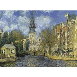 Claude Monet Zuiderkerk At Amsterdam