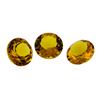 Image 1 : 13.54 ctw.Natural Round Cut Citrine Quartz Parcel of Three