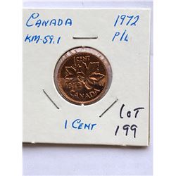 1972 Canada 1 Cent PROOF LIKE High Grade Coin