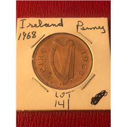 1968 Ireland Large Penny in UNC High Grade