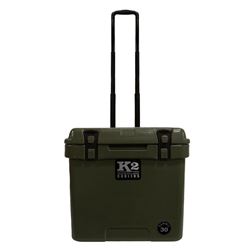 K2 SUMMIT COOLER 30 W/WHEELS IN DUCK BOAT GREEN $374