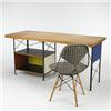 Image 2 : Charles and Ray Eames ESU desk, model D-21-C, and DKW