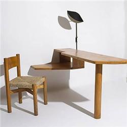 Charlotte Perriand desk and chair from the Hotel 