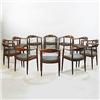 Image 1 : Hans Wegner dining chairs model #501, set of twel