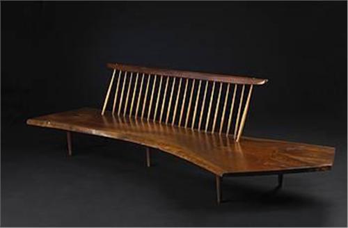 George Nakashima Conoid Bench