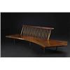 Image 1 : George Nakashima Conoid bench