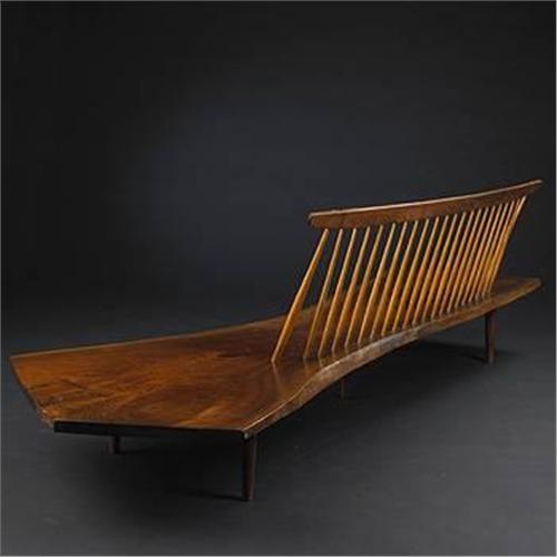 George Nakashima Conoid Bench