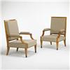 Image 1 : Andre Arbus armchairs, pair