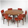 Image 1 : Ico Parisi dining table and six chairs