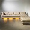 Image 1 : Vladimir Kagan Omnibus sofa and ottoman
