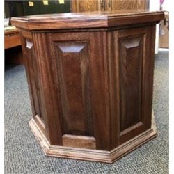Walnut Pedestal from Bennett Woodworks