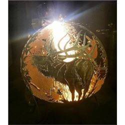 Custom Fire Globe by Cody Allison