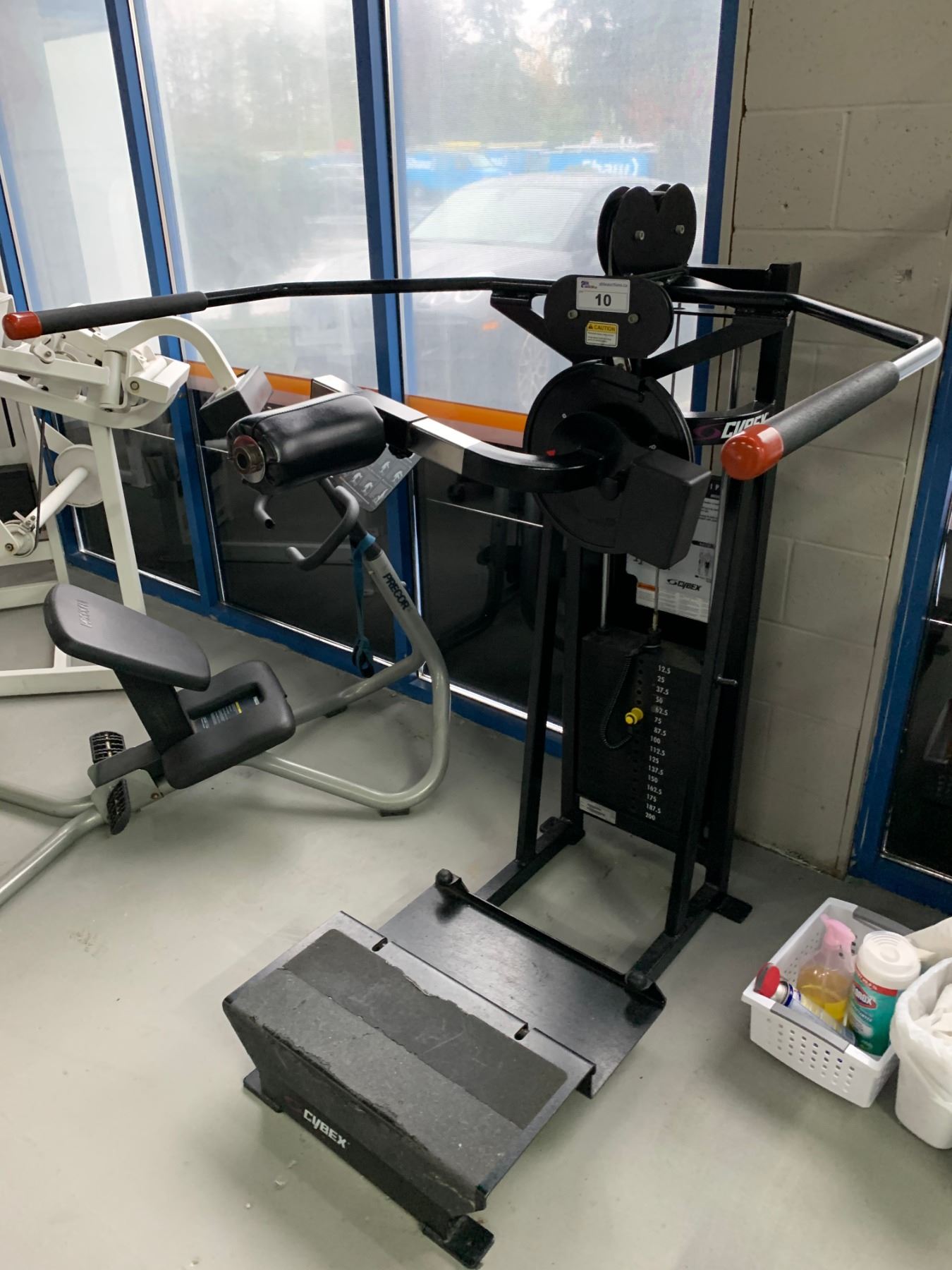 BLACK CYBEX ROTARY HIP / GLUTE KICK BACK MACHINE