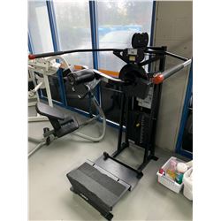 BLACK CYBEX ROTARY HIP / GLUTE KICK BACK MACHINE