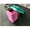 Image 1 : STEP PURPLE / TURQUOISE AEROBIC STEP SYSTEM