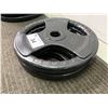 Image 1 : PAIR OF NORTHERN LIGHTS RUBBER COATED 35 LBS FREE WEIGHTS