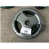 Image 1 : PAIR OF NORTHERN LIGHTS RUBBER COATED 25 LBS FREE WEIGHTS