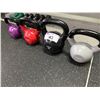 Image 1 : SET OF 4 RUBBER COATED KETTLE BELL WEIGHTS
