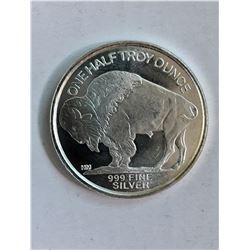One Half Ounce 999 Fine Silver
