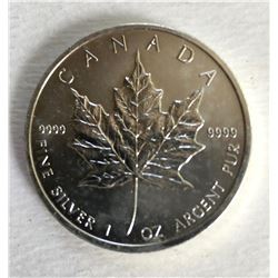 Canadian Maple Leaf 5 Dollar 1  Ounce 999