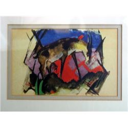 Franz Marc Original Lithograph
