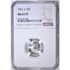 Image 1 : 1951-S ROOSEVELT DIME NGC MS-67 FT