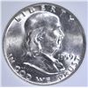 Image 2 : 1959 FRANKLIN HALF DOLLAR, RNG GEM BU FBL