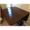 Image 2 : Wood Drop Leaf Dining Table C