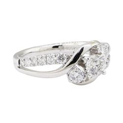 1.05 ctw Diamond Ring - 14KT White Gold