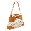 Image 8 : Louis Vuitton White Multicolore Canvas Leather Judy MM Bag