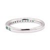 Image 3 : 0.51 ctw Emerald and Diamond Ring - 14KT White Gold