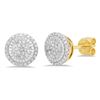 Image 1 : 14k Gold 0.3CTW Diamond Earrings, (I1-I2/G-H)