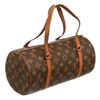 Image 3 : Louis Vuitton Monogram Canvas Leather Vintage Papillon 26 cm Bag