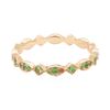 Image 2 : 0.35 ctw Tsavorite Ring - 14KT Rose Gold