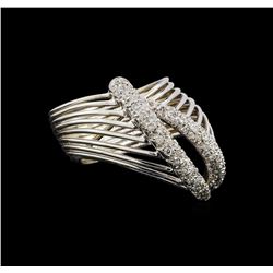 14KT White Gold 0.50 ctw Diamond Ring