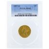 1897-S $5 Liberty Head Half Eagle Gold Coin PCGS MS62