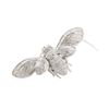 Image 1 : 0.50 ctw Diamond Brooch - 18KT White Gold