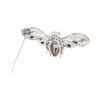 Image 2 : 0.50 ctw Diamond Brooch - 18KT White Gold