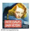 Image 1 : Dark Victory (Warner Brothers, 1939). Six Sheet (
